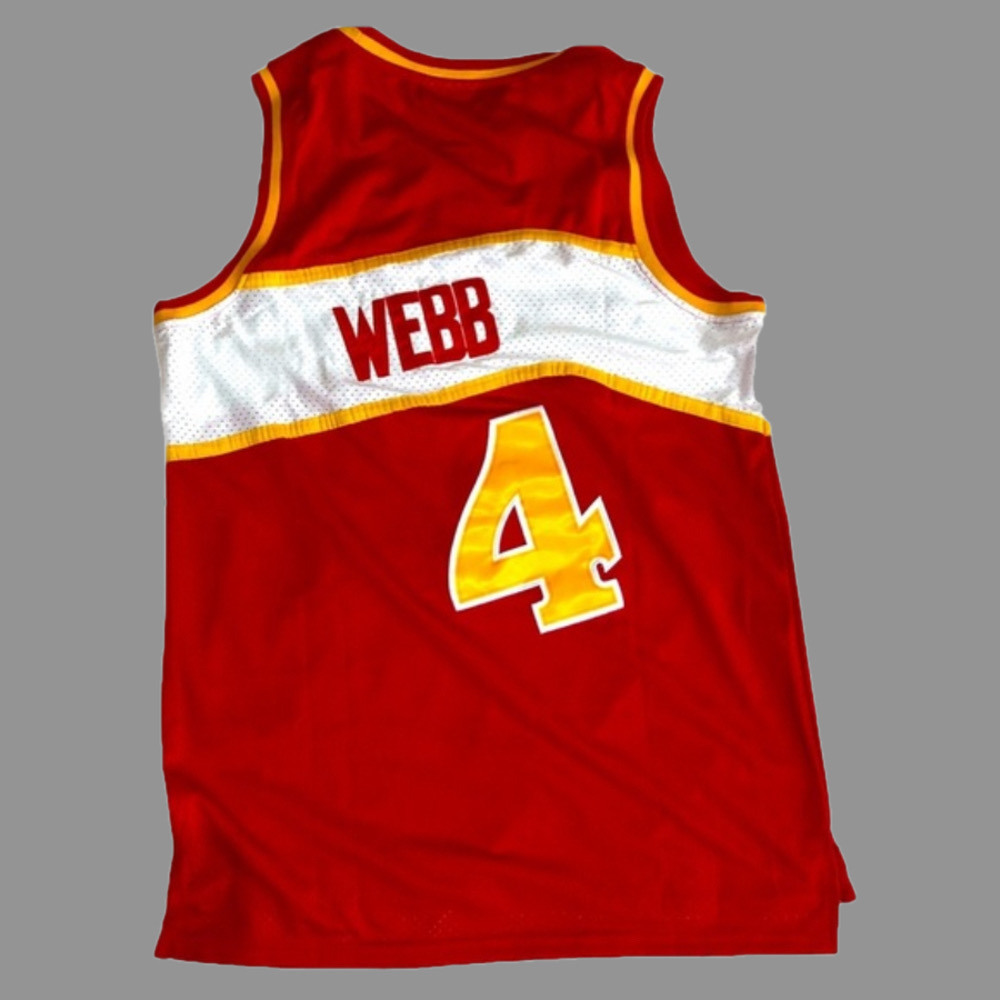 Spud Webb Atlanta Hawks Vintage 198283 Adidas Hardwood Classic Basketball Jersey